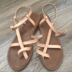 One Toe Strap Sandals